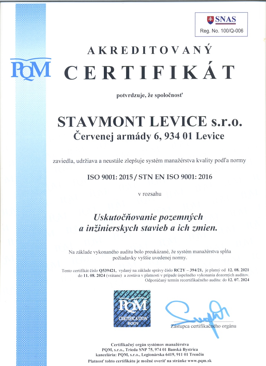EN ISO 9001 2015